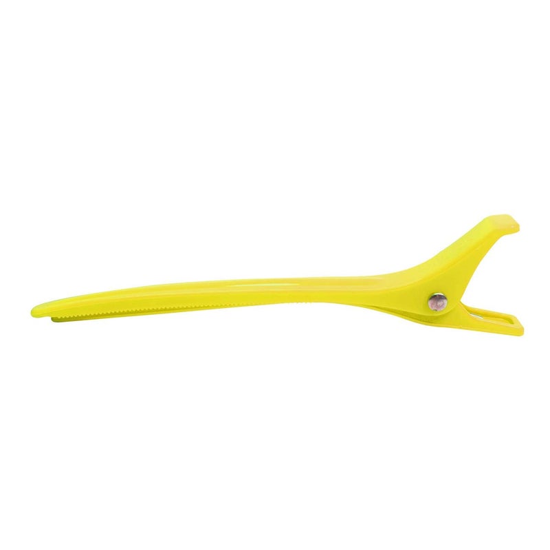 Colortrak Duckbill Clips, Tapered Tip Ideal for Sectioning, Strong Tension Springs, Long Grips for Easy Handling, Holds All Lengths of Hair, Pink/Black/Yellow, 6 Count - Image 5